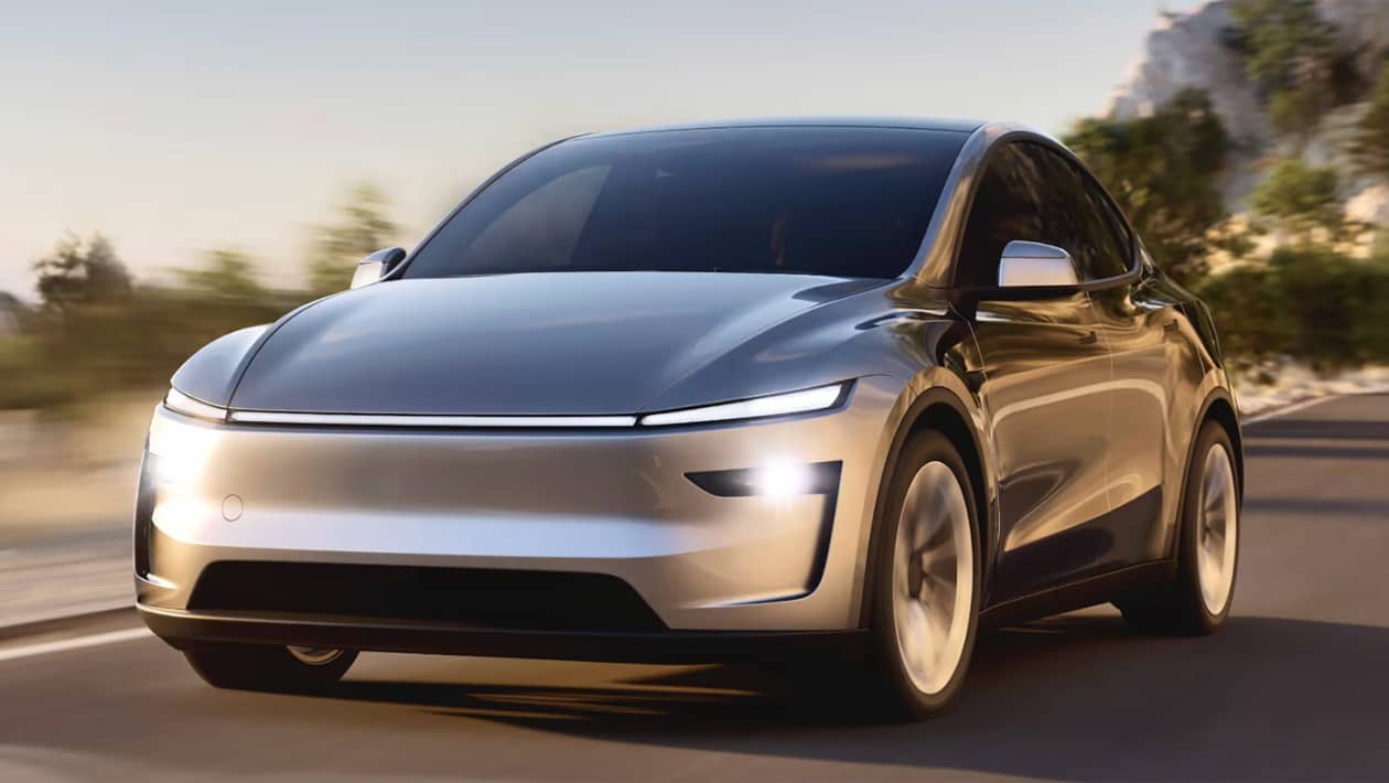 New Tesla Model Y facelift for 2025 Cybertruck face and more range for electric SUV